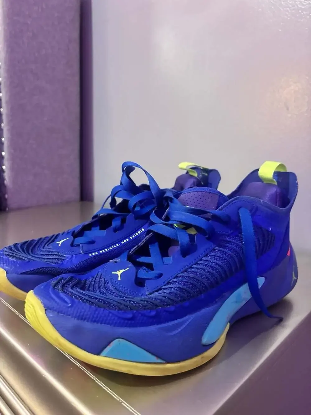 Nike Jordan Luka 1 Illusionist Racer Blue Basketball Shoes 7Y