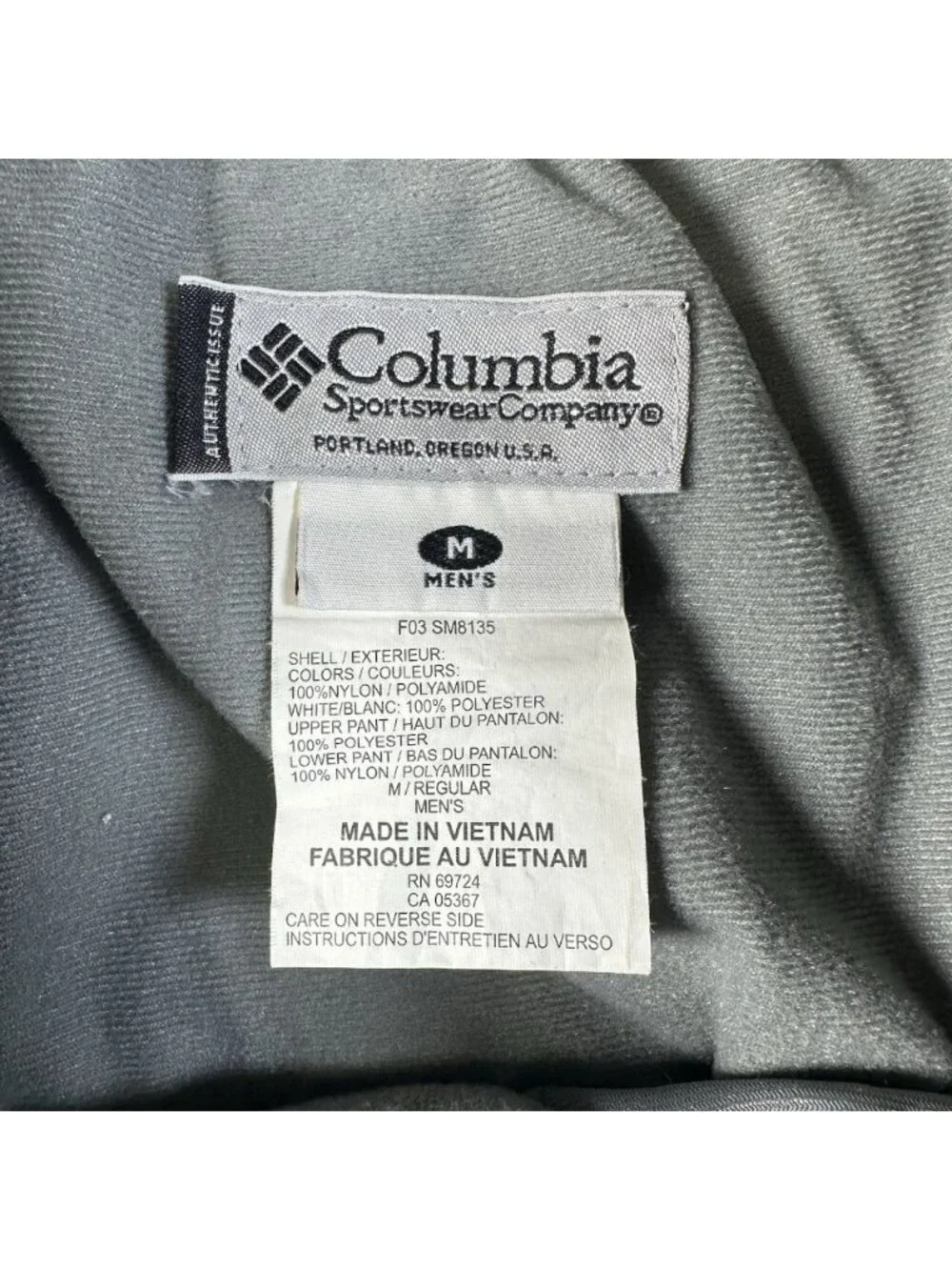 Columbia skiing activewear shipped