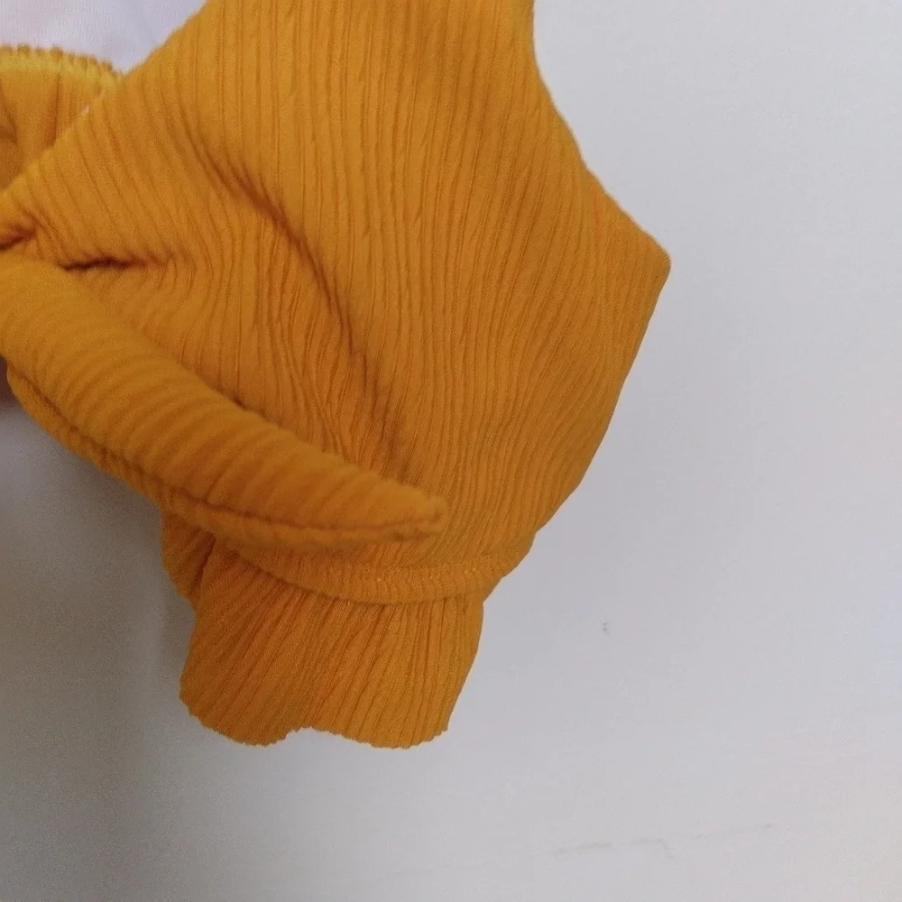 SHEIN mustard golden