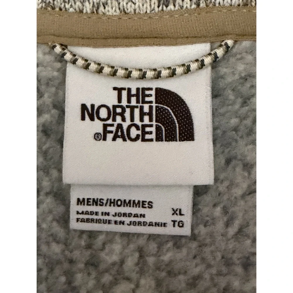 The North Face tan face sweater