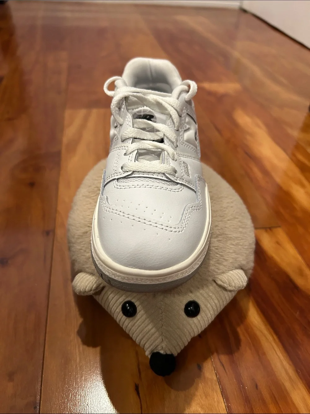 New Balance all white