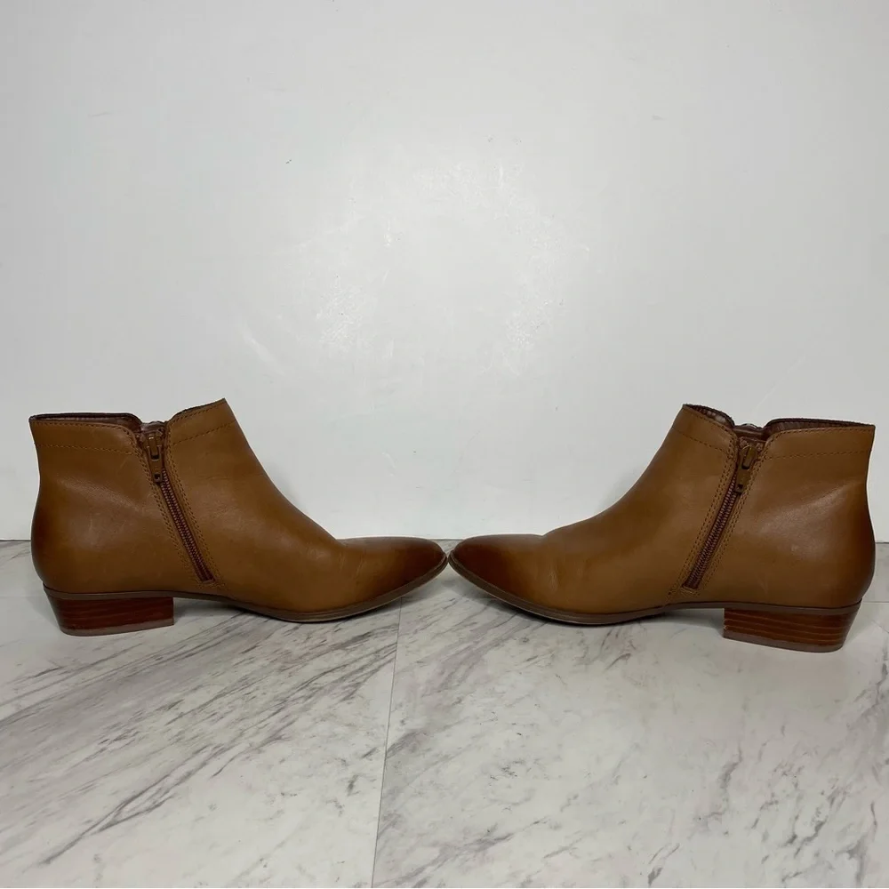 Naturalizer Blair Brown Leather Bootie 7M