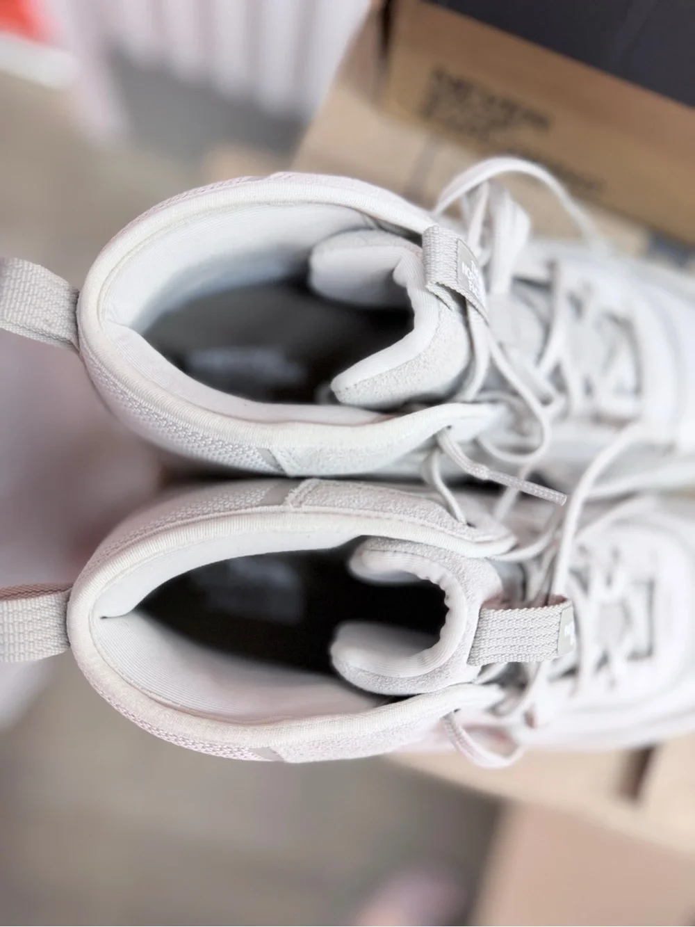 The North Face stone gray