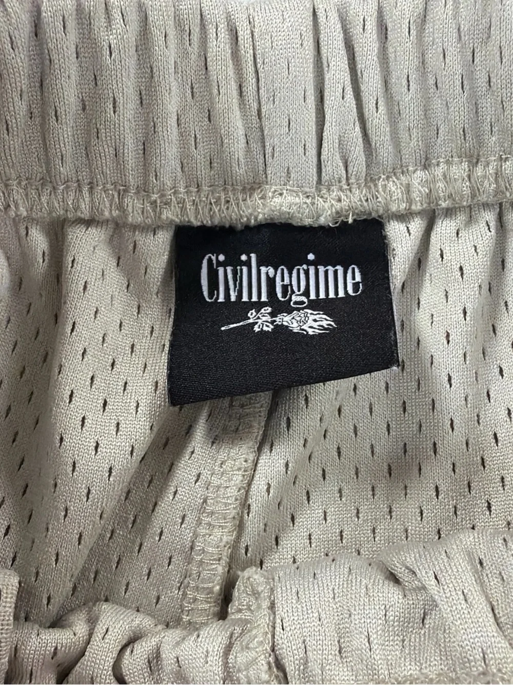 Civil Regime mesh fit graphic