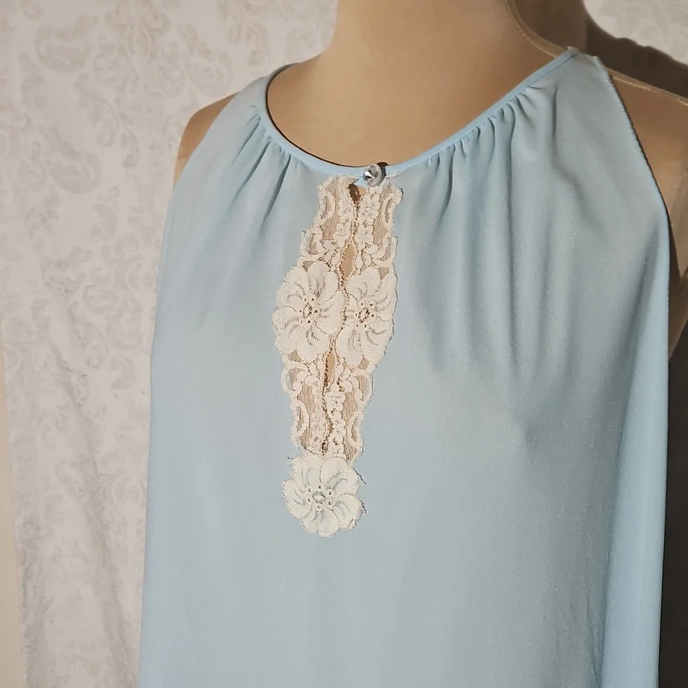 Vintage Van Raalte Robe And Chemise Peignoire Set. Size Small