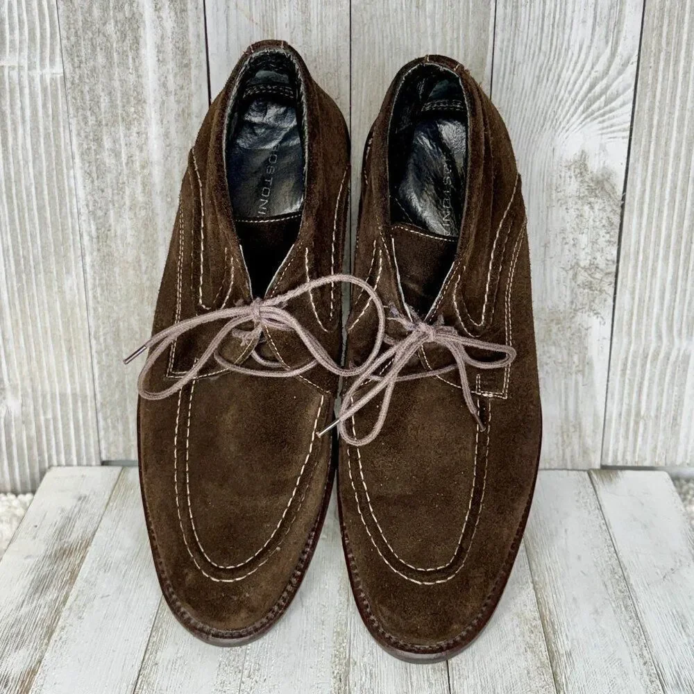 Bostonian brown suede