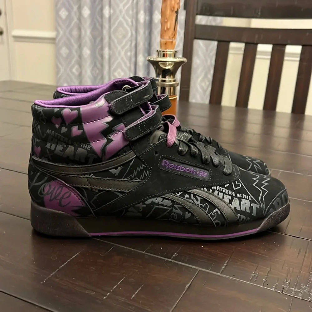 Reebok Freestyle Hi Alicia Keys Matters of the Heart Shoes Sneakers Womens 7.5