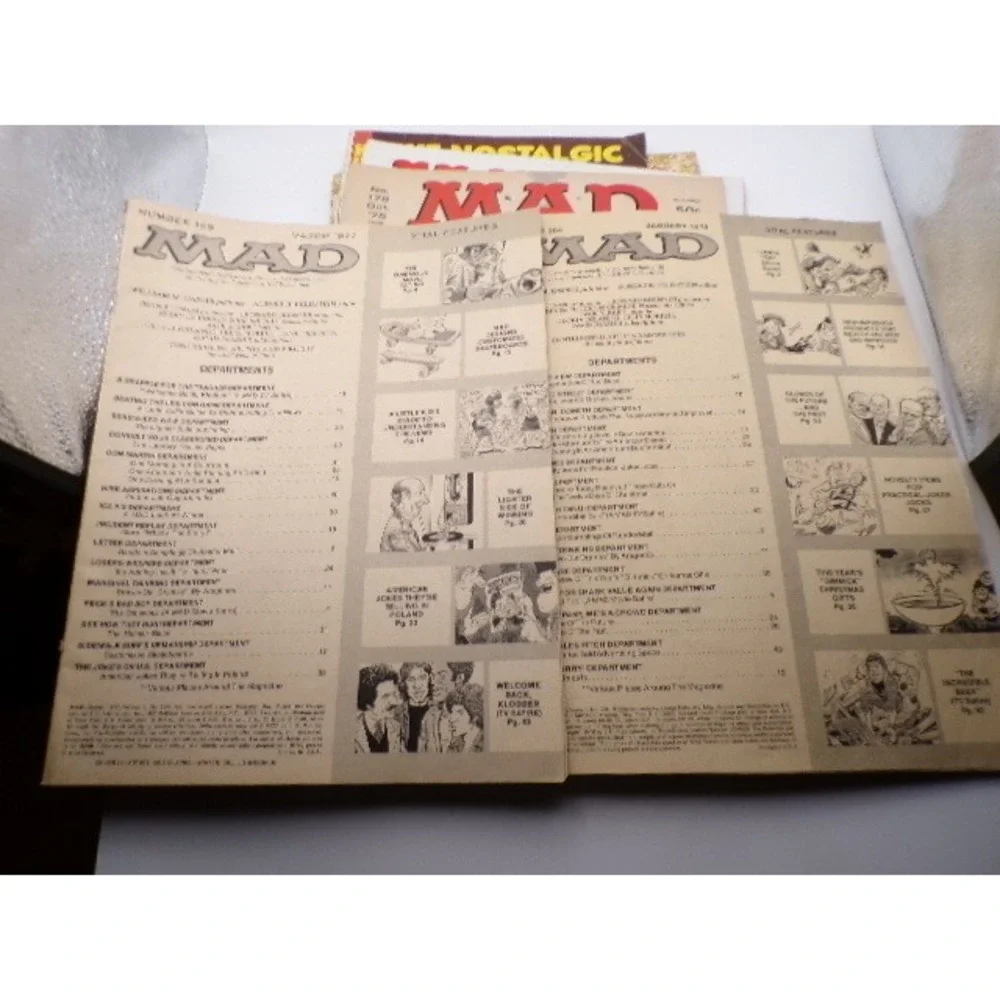 MAD Magazine 1975 4 Issues The Nostalgic Special Godfather 2 No cover 1‎ Cracked