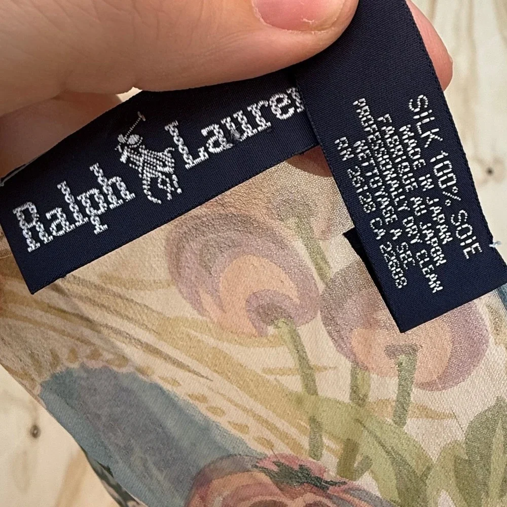 Ralph Lauren lustrous silk