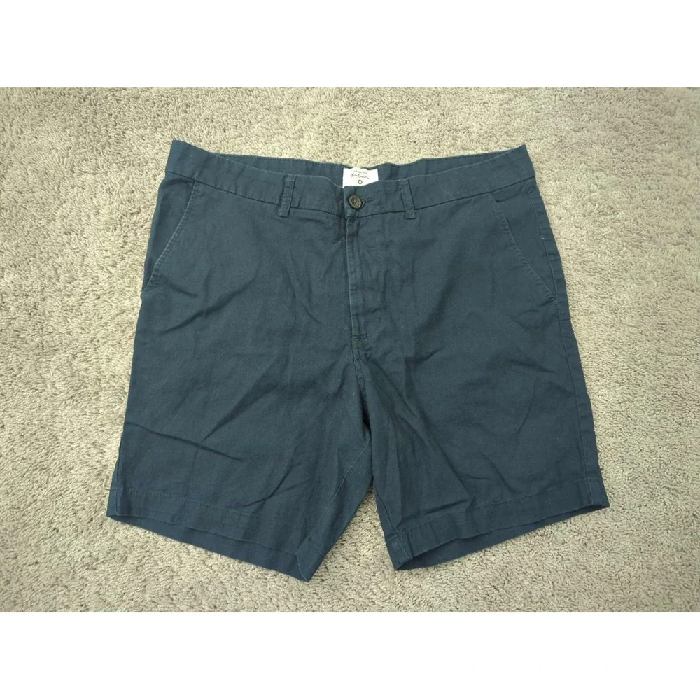 Ben Sherman Chino Shorts Mens 36W Blue Inseam: 7.5