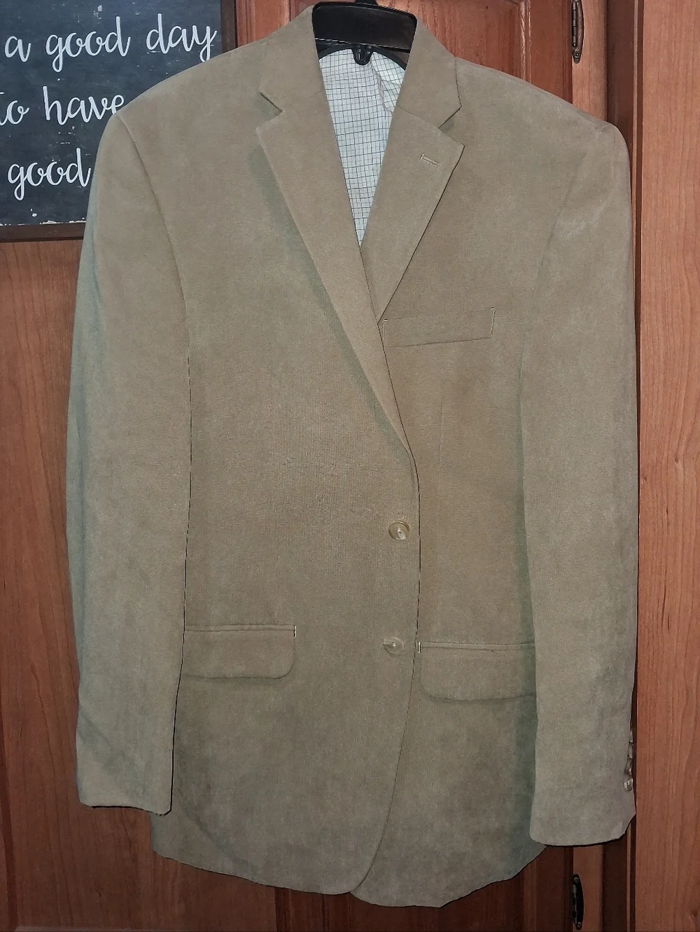 Lauren Ralph Lauren Men's Suede  in Light Brown - Classic Single-Breasted Jacket