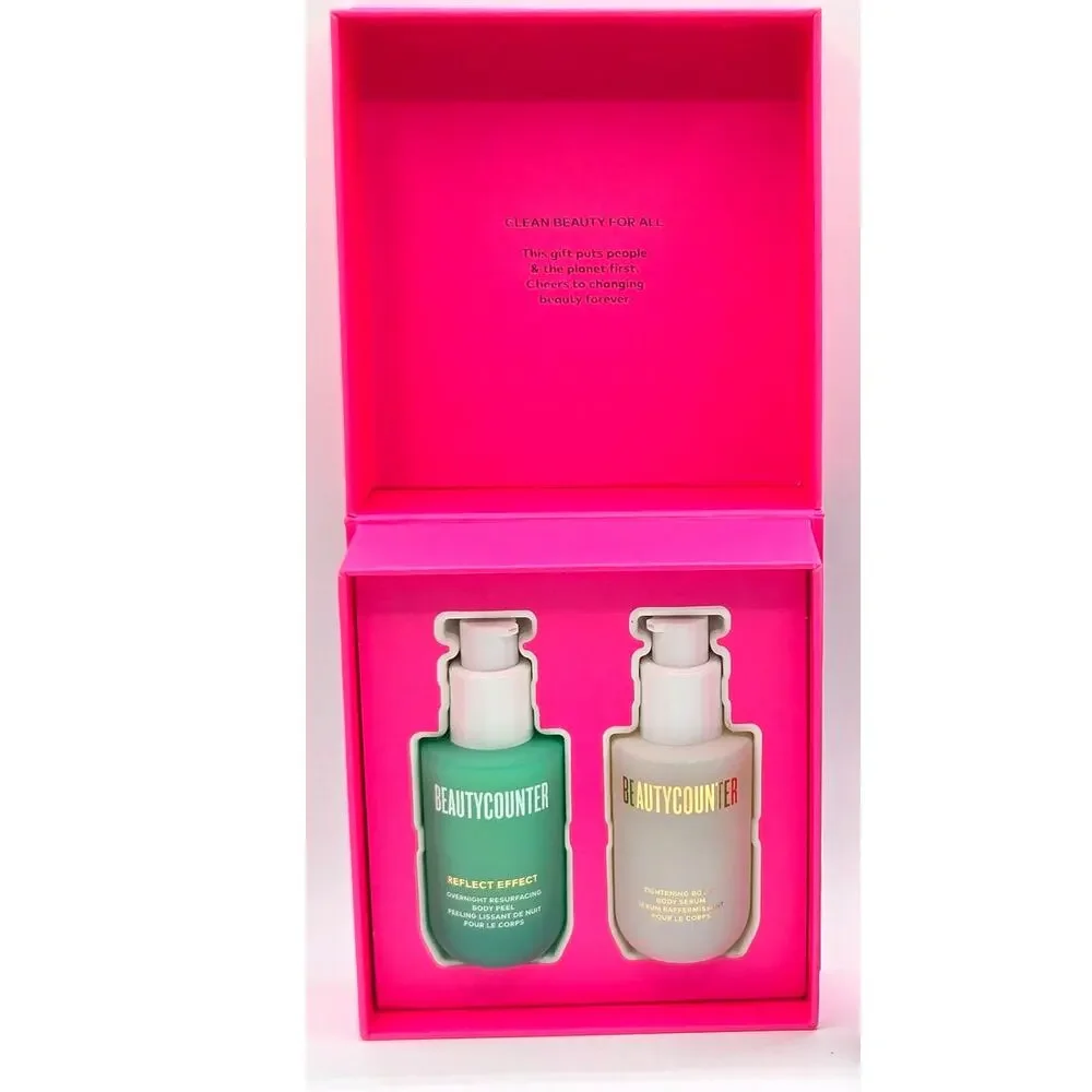Beautycounter Renew You Body Duo Resurfacing‎ Peel & Tightening Serum 1.7oz 2ct