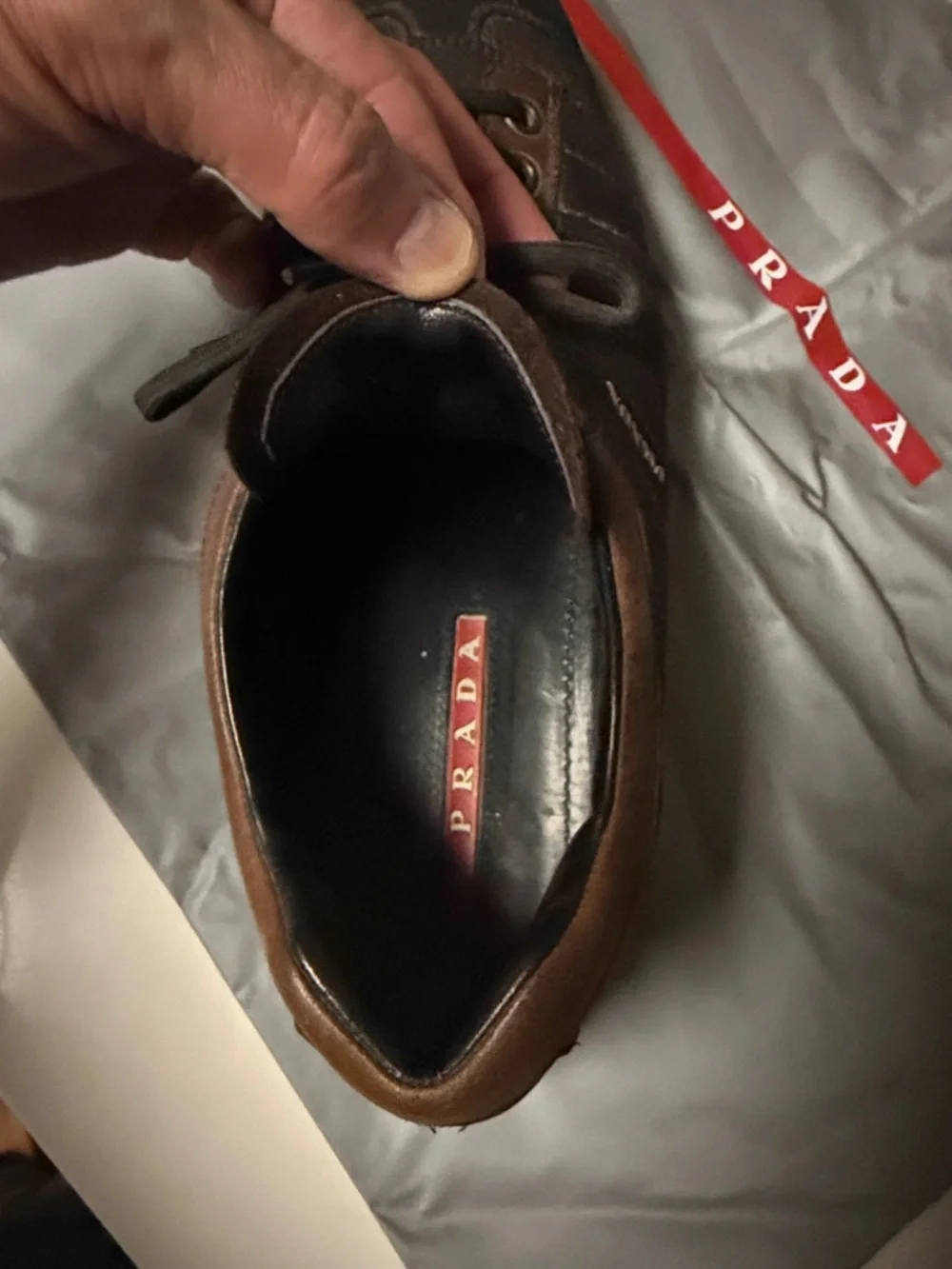 Prada elegant leather
