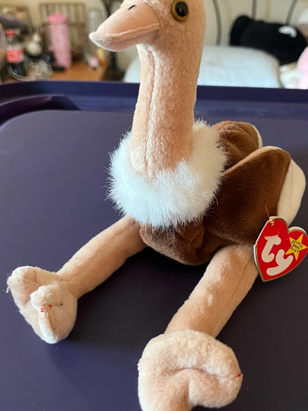 Stretch the Ostrich Beanie Baby
