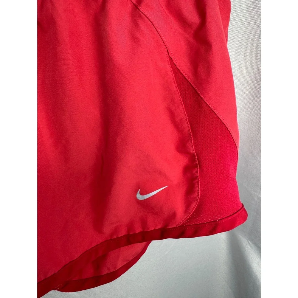 Nike Dri-FIT Running Shorts Womens XS Red Mesh Panel Athletic Activewear