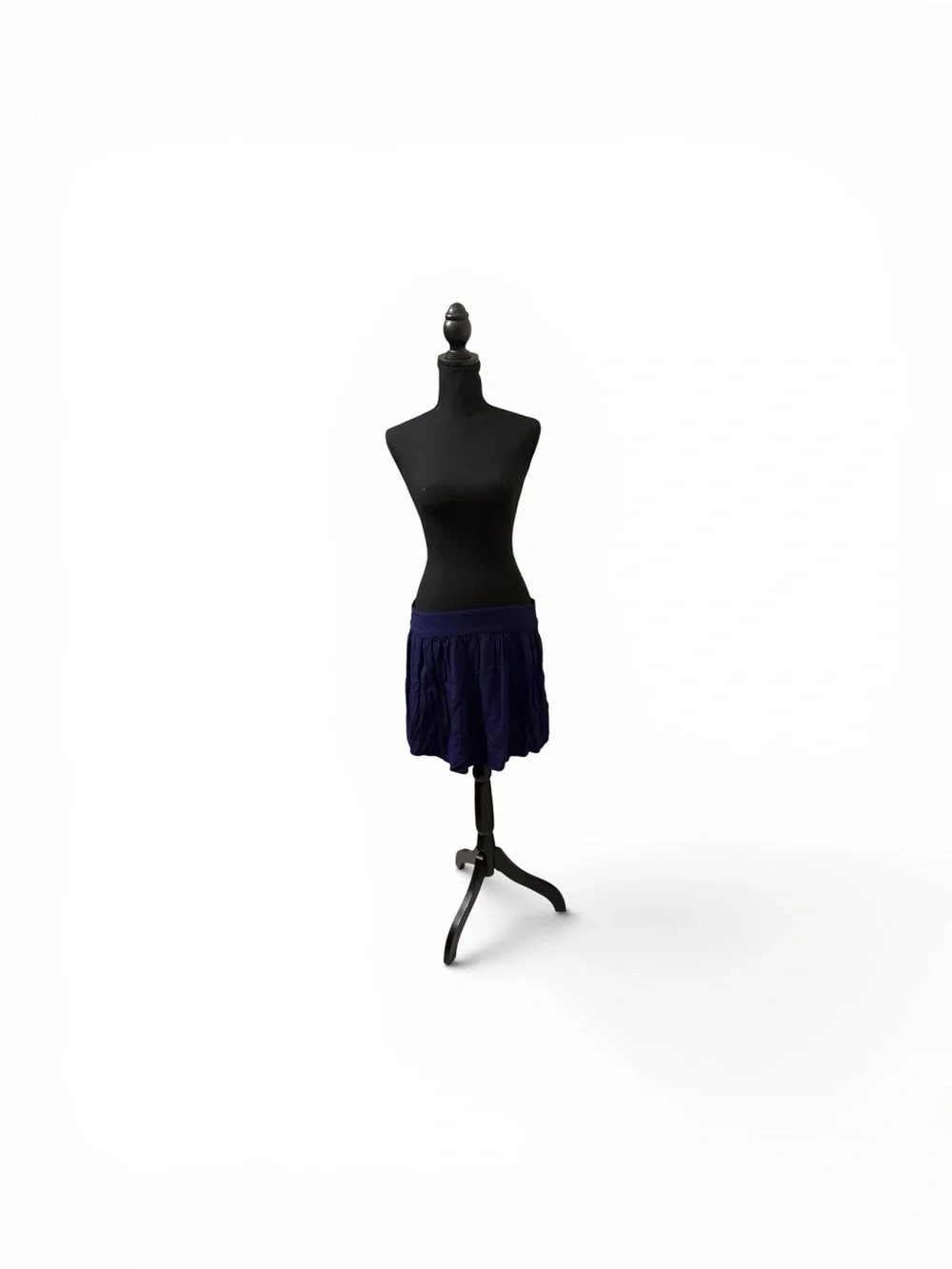 Kimchi Blue Dark Blue Pleated Mini Skirt