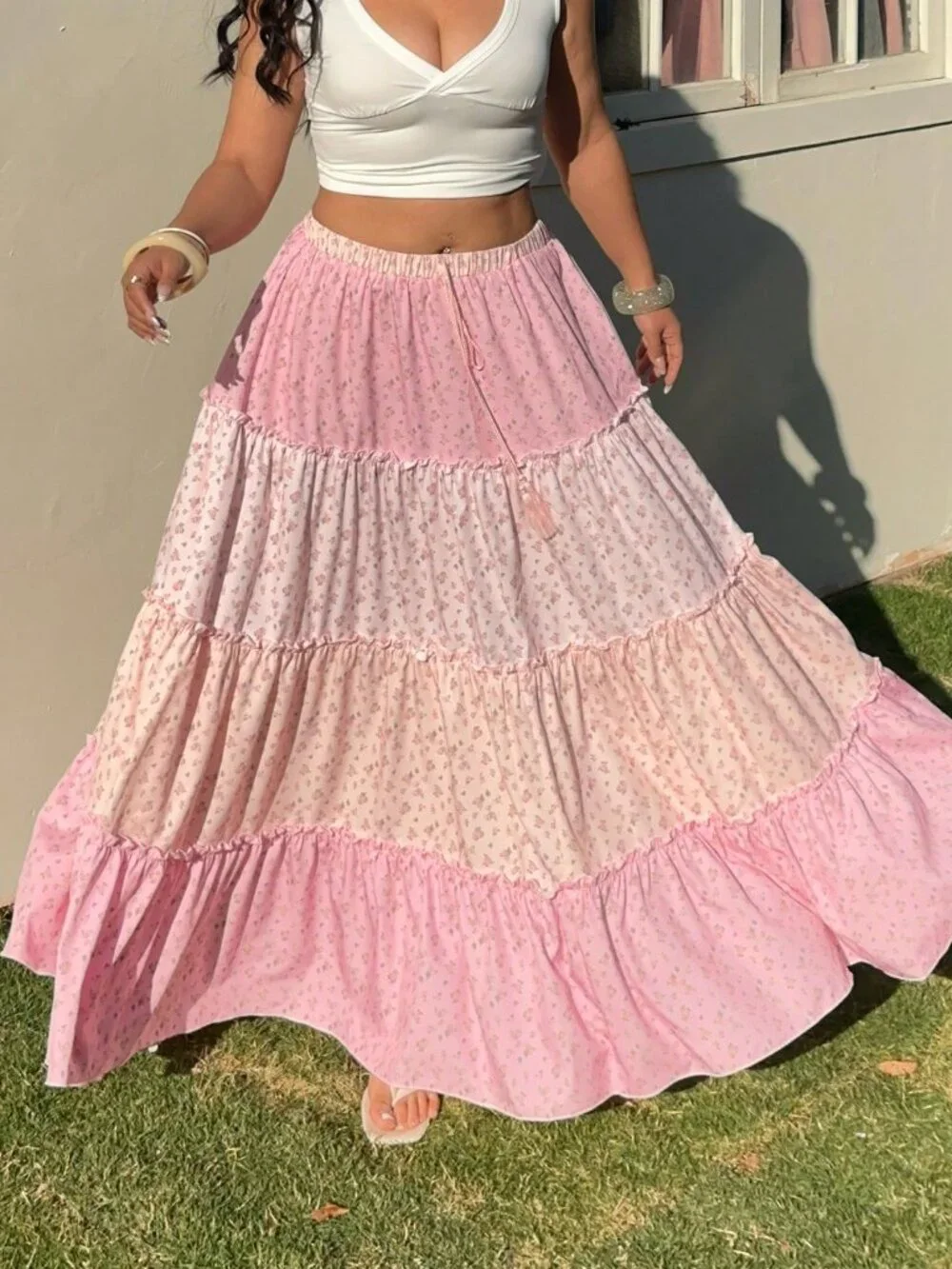 N/A outings boho skirt