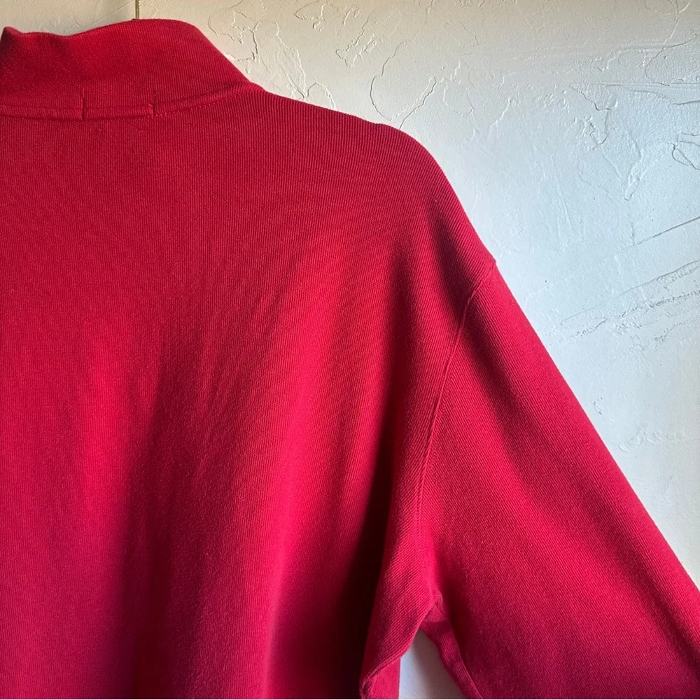 Ralph Lauren Polo Estate Rib Quarter Zip Pullover Prep Old Money Academia‎ Sz L