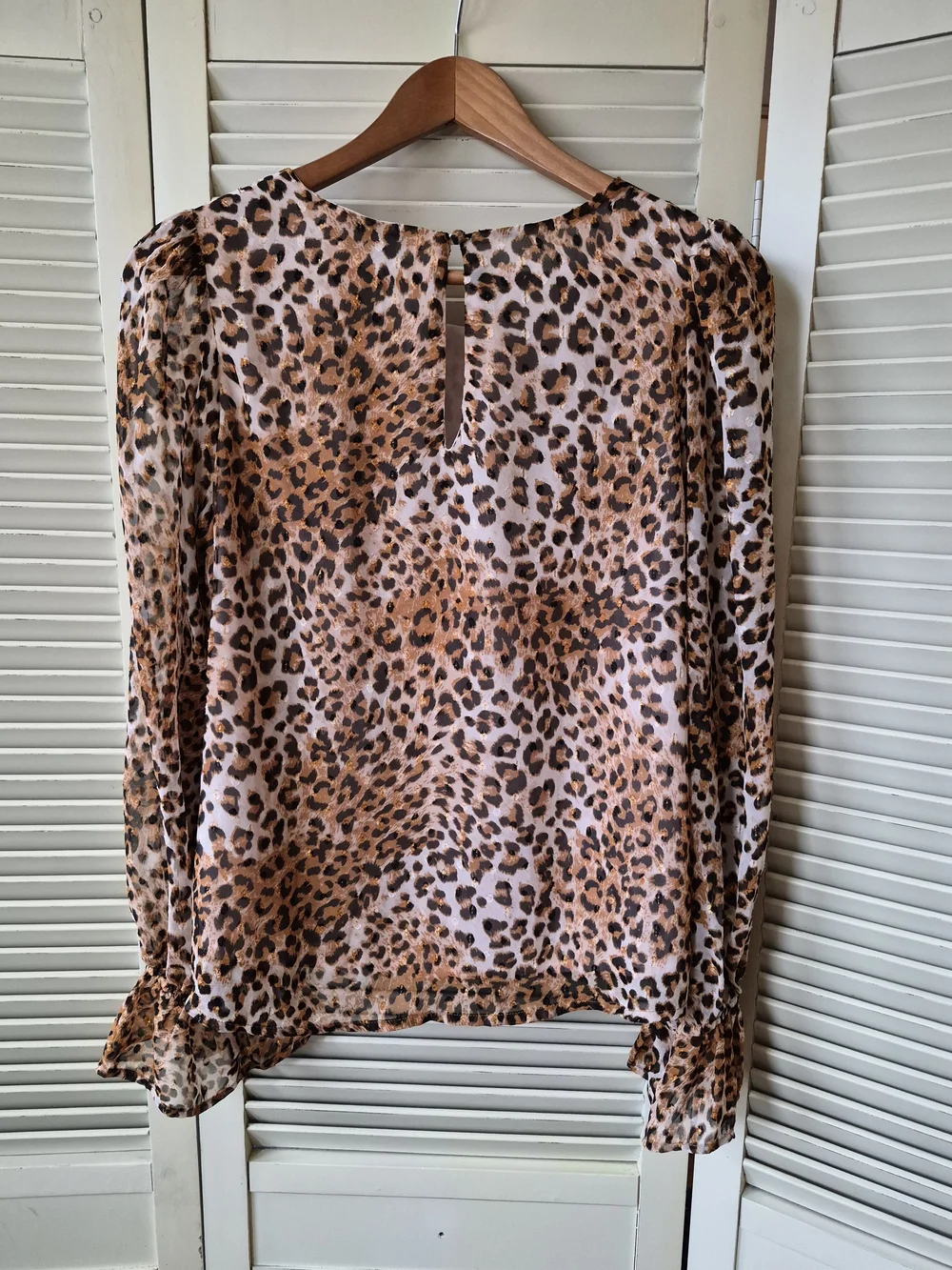 Dress Forum sheer leopard