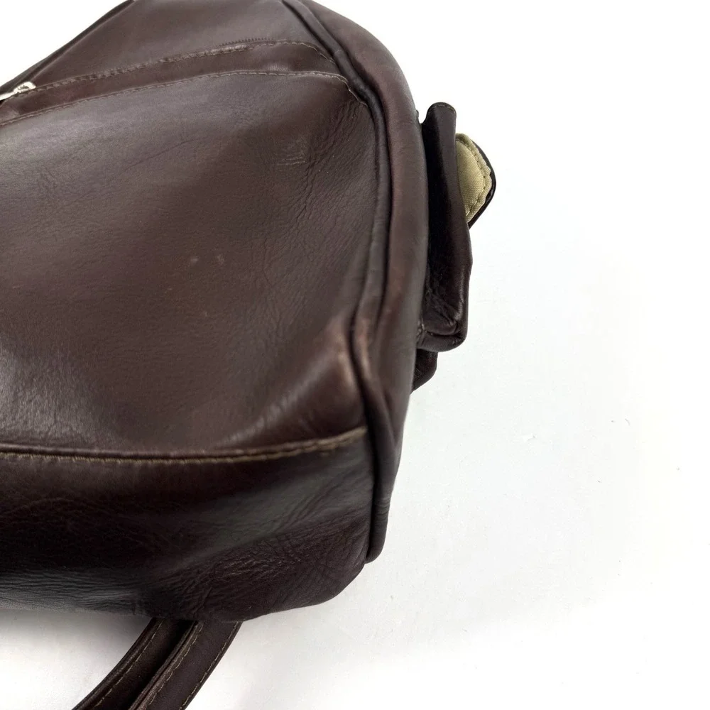 Piel vintage backpack