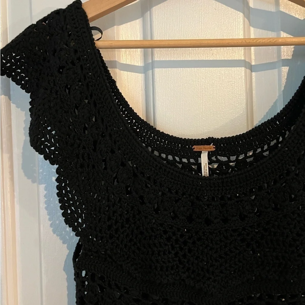 Free People crochet knit