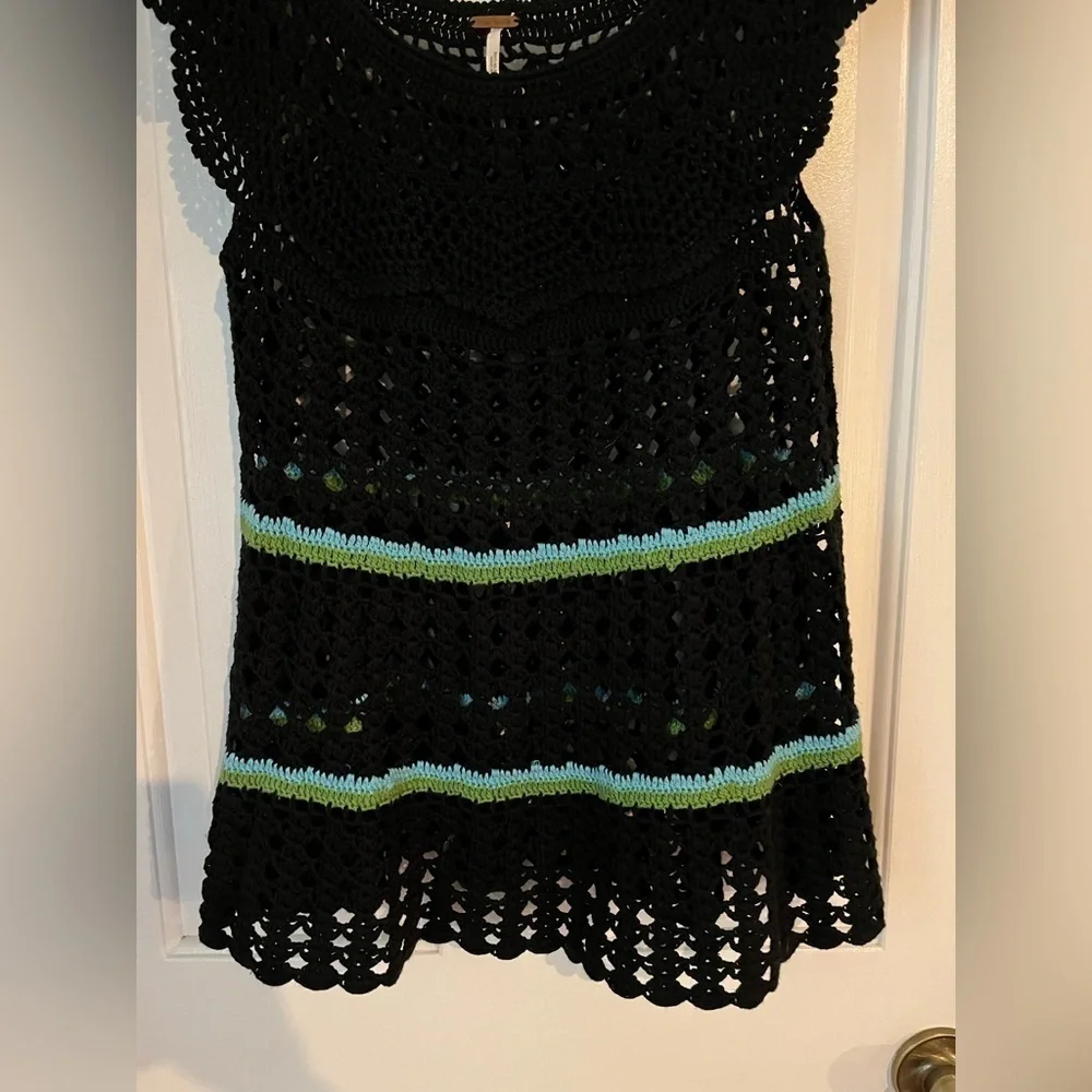 Free People crochet knit