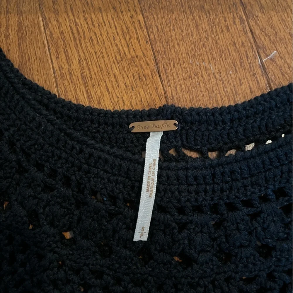 Free People crochet knit