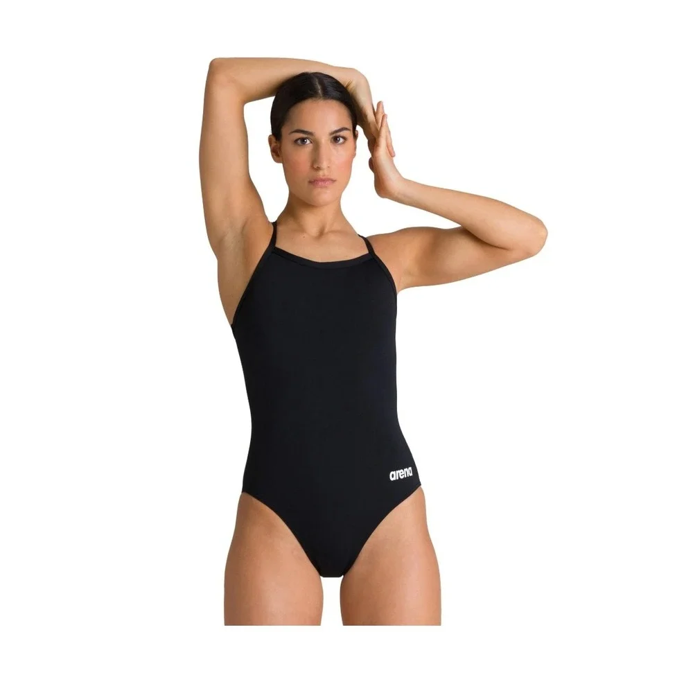 NWT Arena Team Light Drop Solid‎ Back One Piece Swimsuit Sz 26