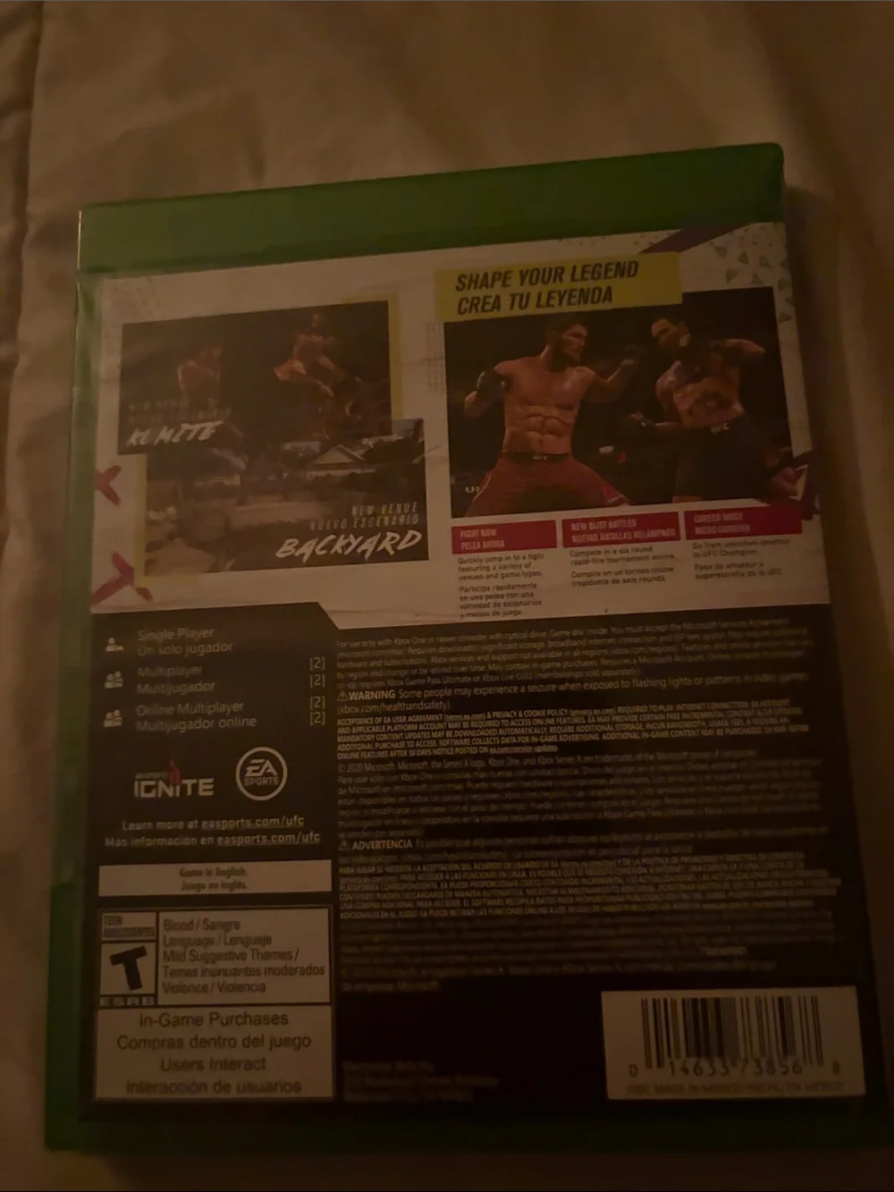 N/A ufc xbox