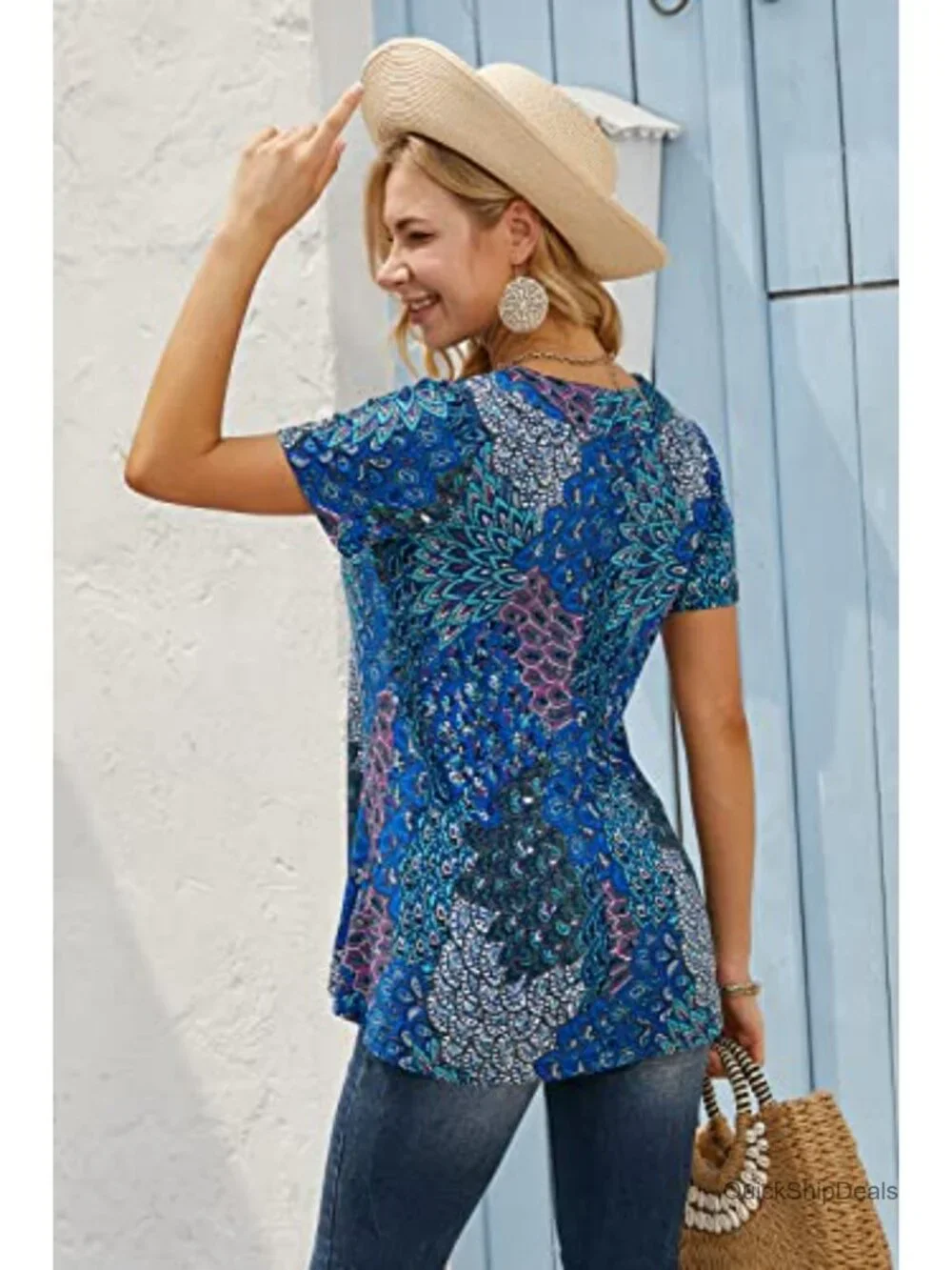 N/A floral printed
