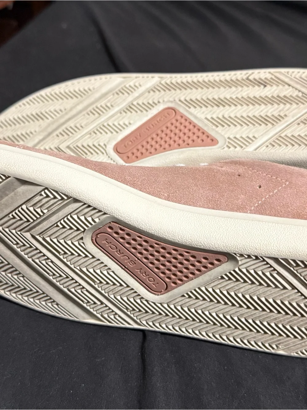 Tory Burch suede upper