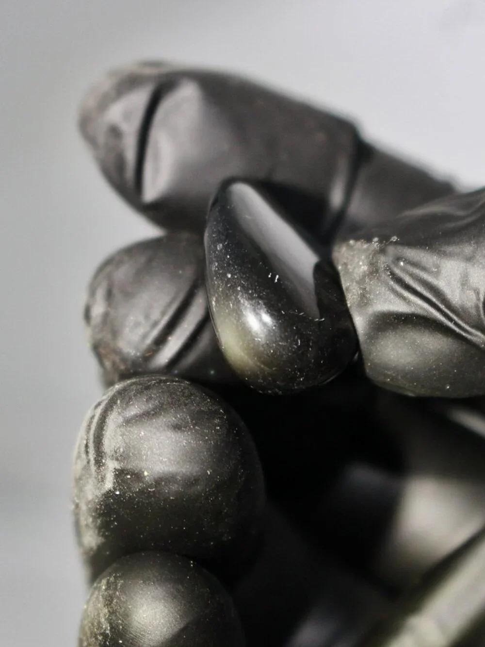 6.9g Old Stock Rainbow Obsidian Polished Davis Creek California Rare Stone