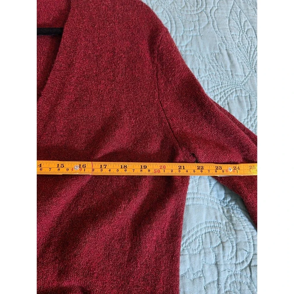 Madewell Women's Small Ryder Wool‎ Blend Long Sleeve Open Front Cardigan Sweater