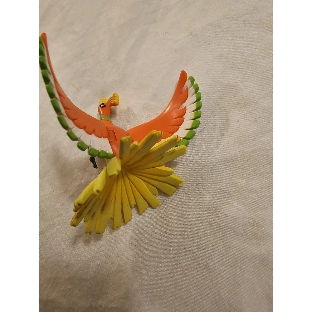 Pokemon Ho-Oh Figure Nintendo TOMY Legendary Bird Vintage Flying 3.5