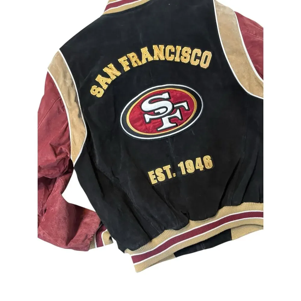 NFL vintage suede