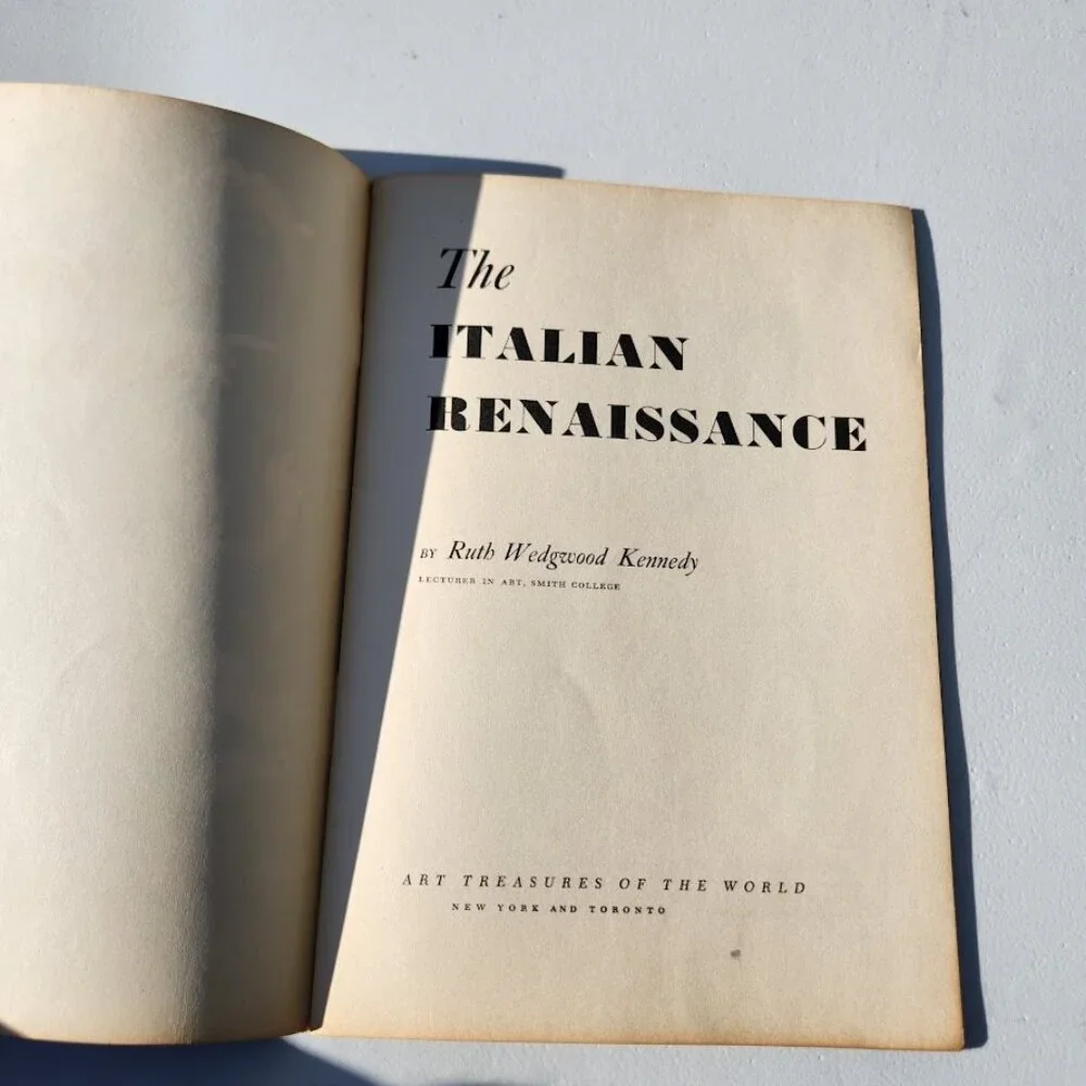 Renaissance italian booklet