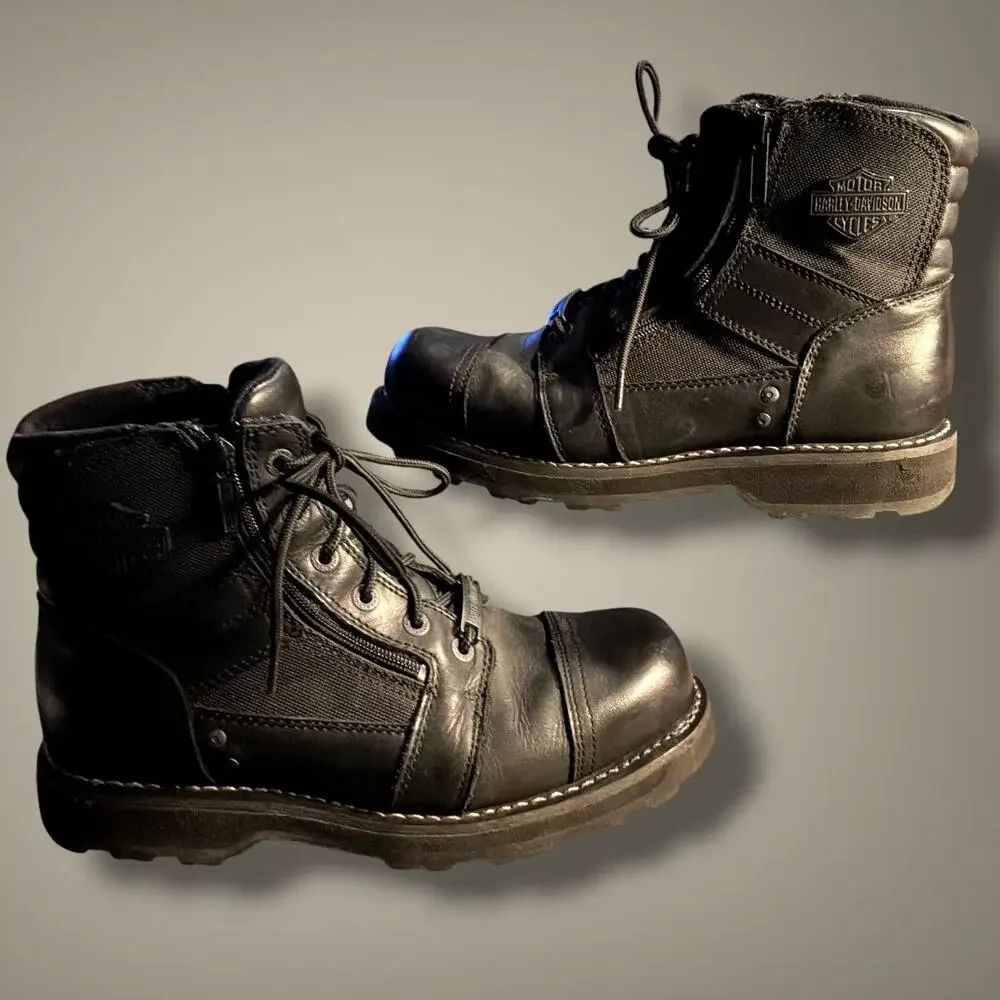 Harley-Davidson black leather