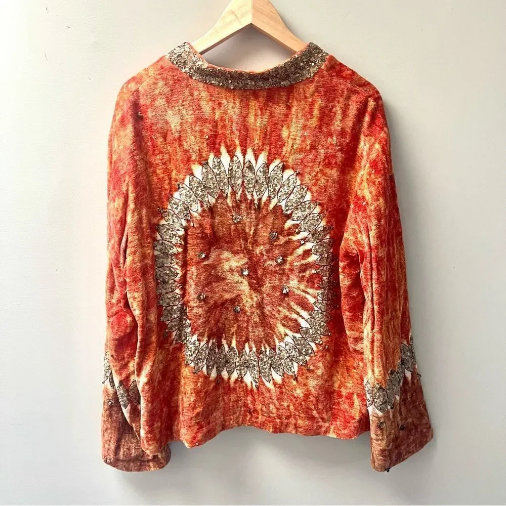 Soft Surroundings chenille jacket