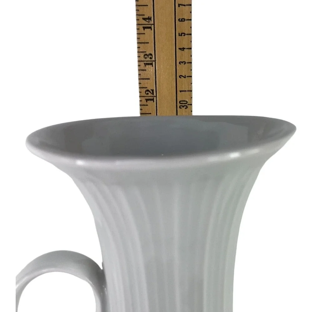 Wunsiedel Bavaria Germany Retsch Co White Pitcher Vintage 1970s Rare‎ Excellent
