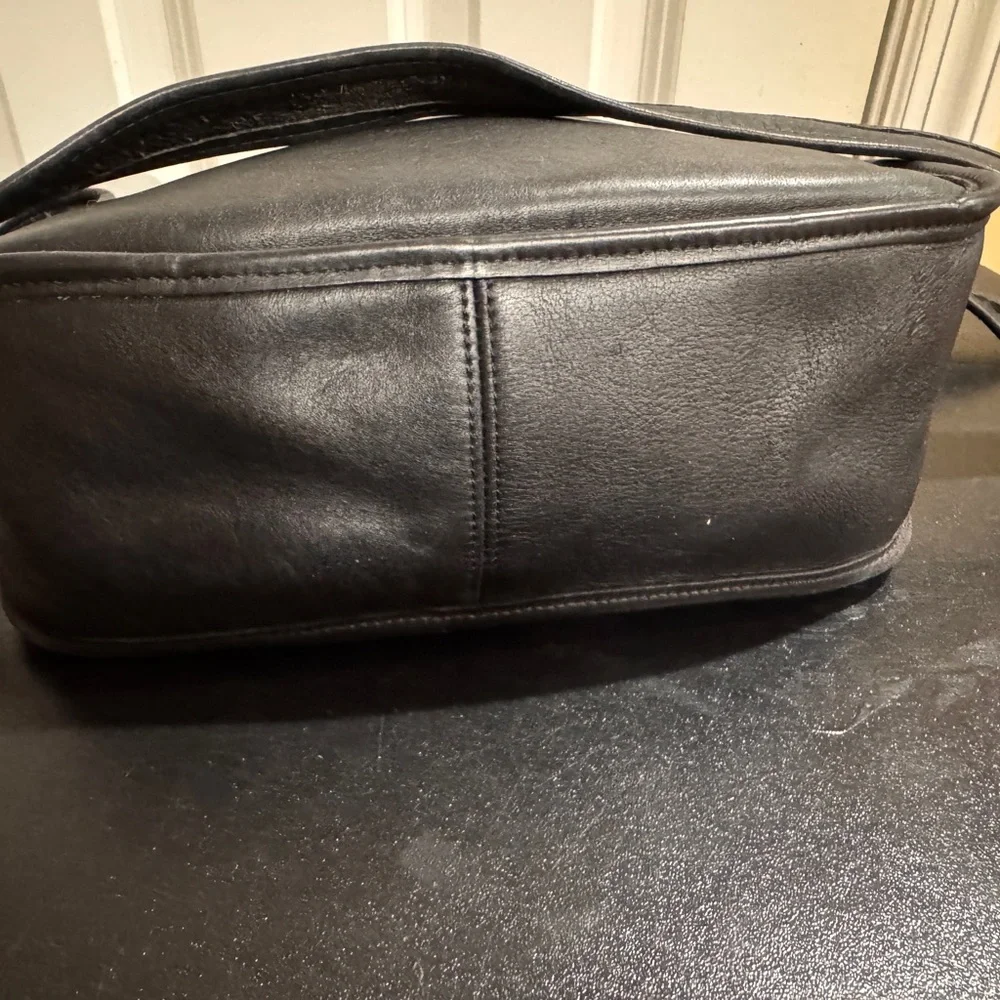 Coach sleek black