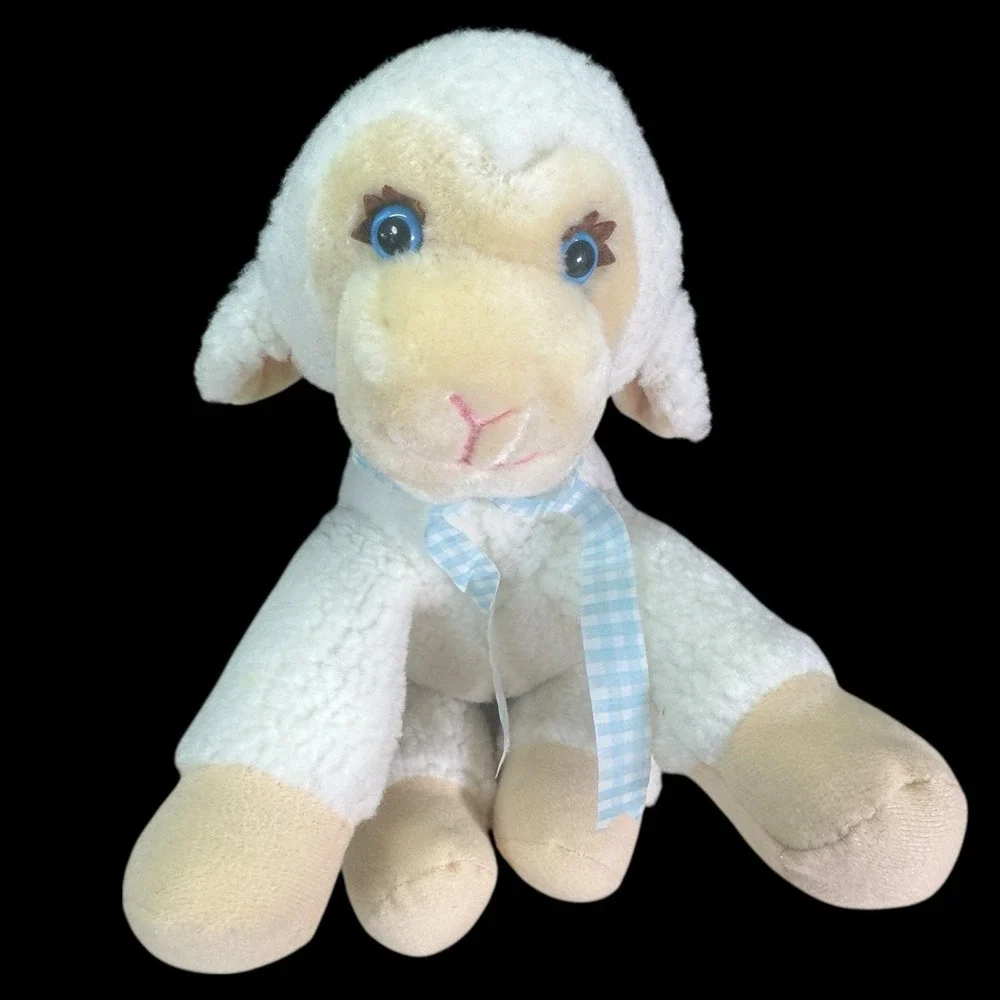 Del Monte Fluffy Lamb Country Yumkin Vintage 1984 Stuffed Plush‎
