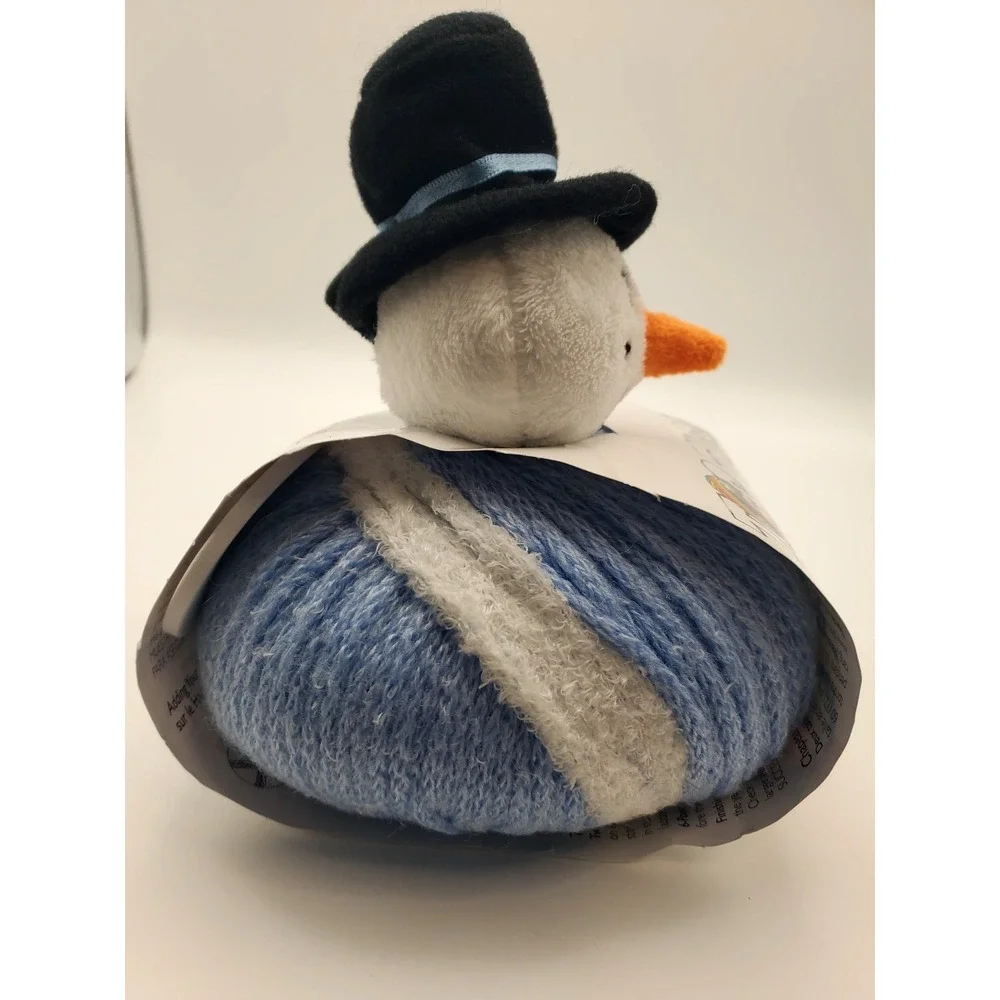 PlushDMC Top This! Snowman Hat Yarn Kit - New Discontinued Knitting Set