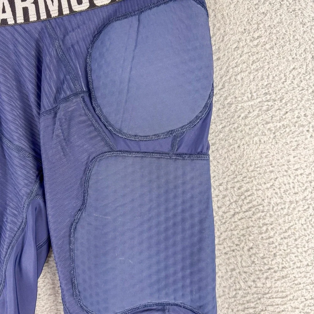 Under Armour MPZ‎ Gameday Armour Shorts Mens XL Blue Compression Padded HeatGear