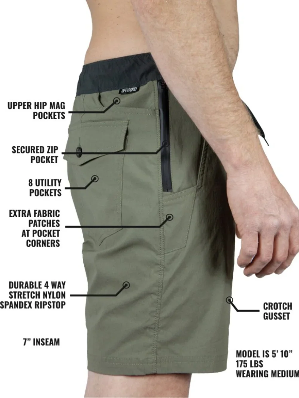 Off The Grid Surplus thunderbird short