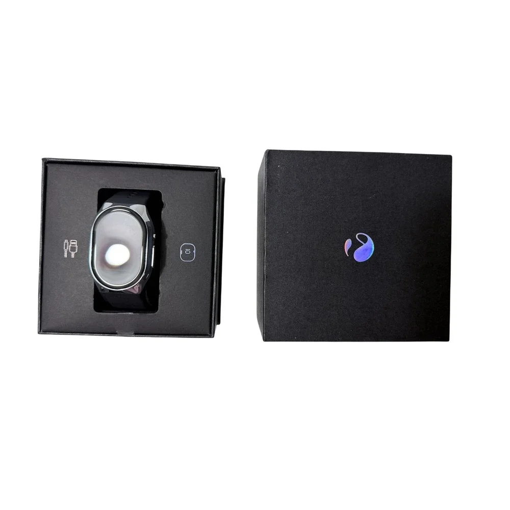 YHE BP Doctor Smart Watch Y001S Bright Silver iOS Android Health Tracker Boxed