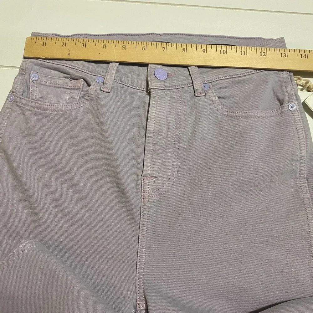 7 For All Mankind Women Sz 26 High-Waist Slim Kick Bootcut‎ Italian Fabric Jeans