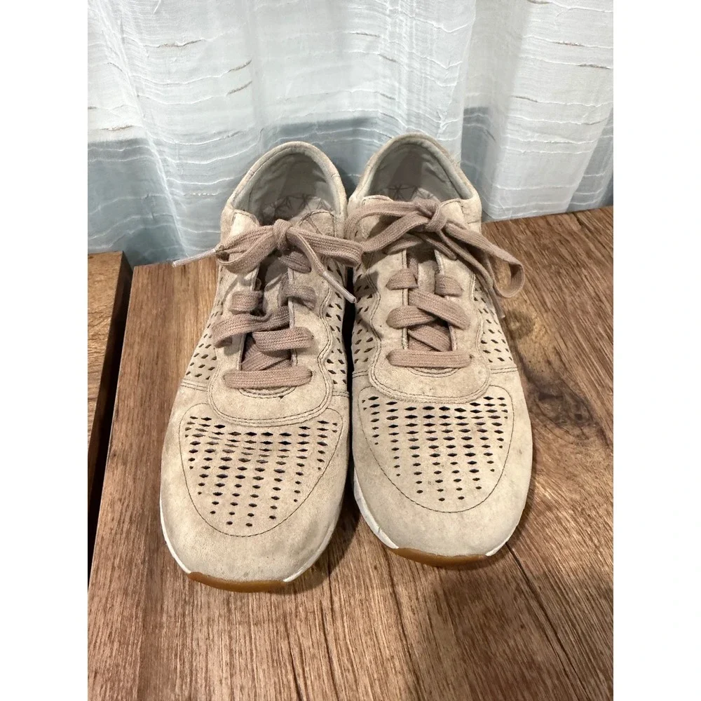 Dansko perforated suede