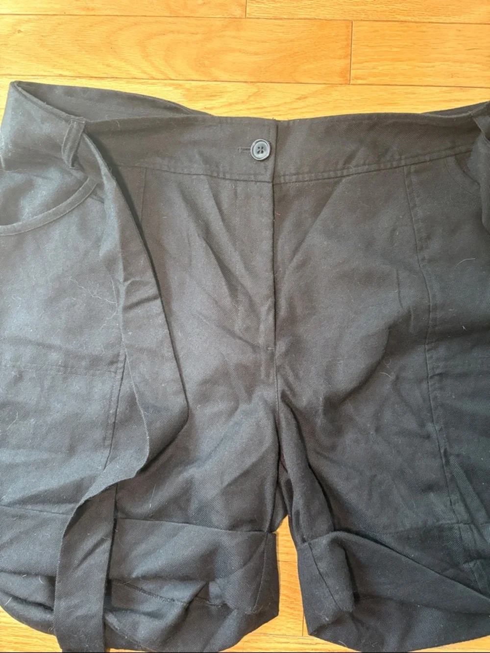 Kim Parrish collection High-Waist Belted Casual Shorts