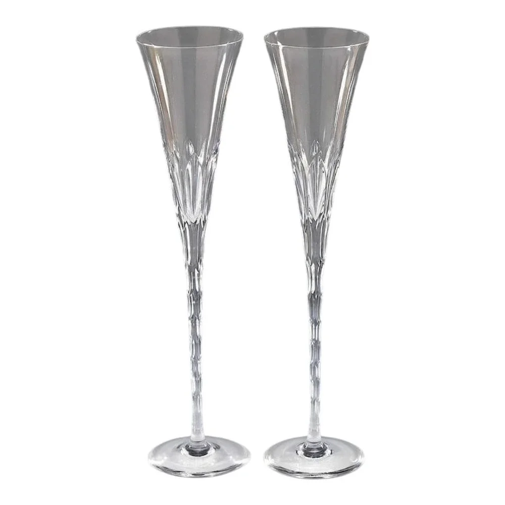 Millennium Collection Pair The Ingrid Tall Champagne Flutes Tall Glasses‎ 556/MM