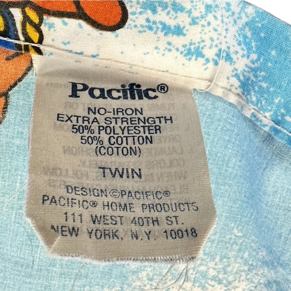 Vintage Walt Disney TWIN‎ Sheet Mickey Mouse Pacific Bedding Dumbo Donald